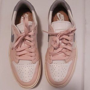 Women's Air Jordan 1 Elevate Low-Atmosphere/Lt Steel Grey/White/Guava Ice Sz 9